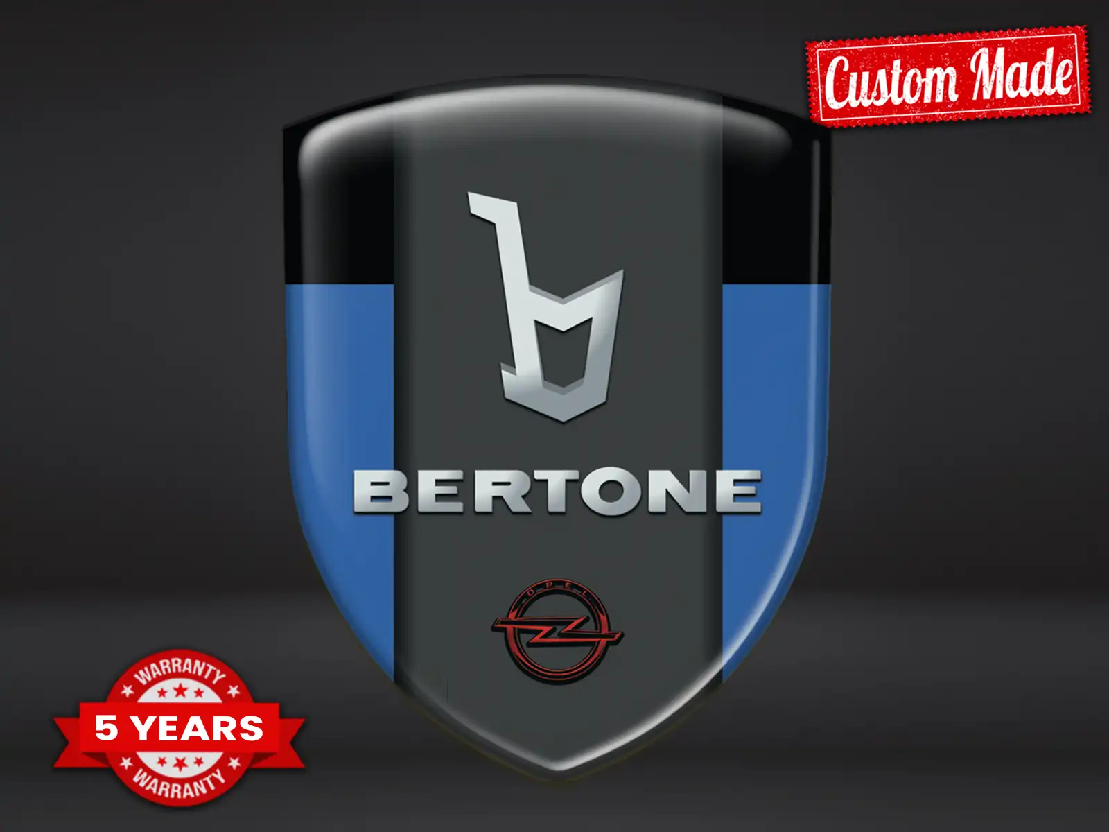 Bertone Heckscheibenaufkleber Auto Sport Hochwertig Pro